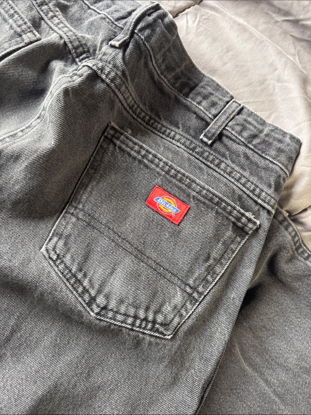 Dickies, Men's Straight Jeans in Washed Gray